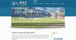 Desktop Screenshot of biketoclosethegap.be